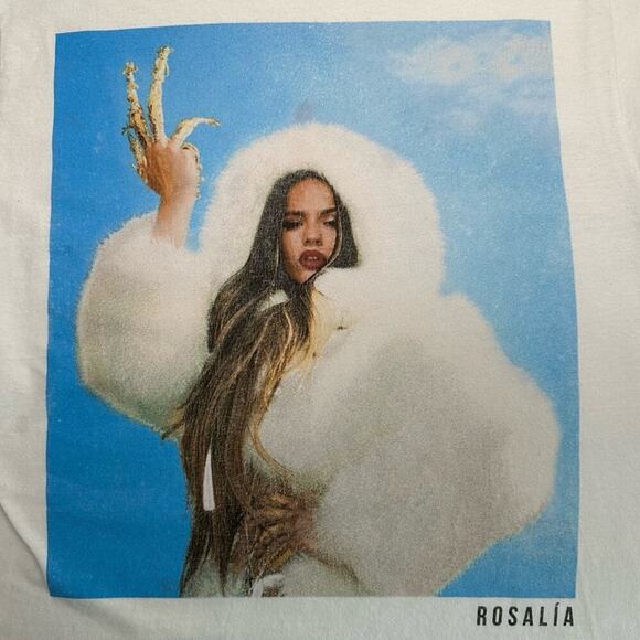 Oversized Rosalia Graphic Tee | White | S/M - Picture 4 of 9
